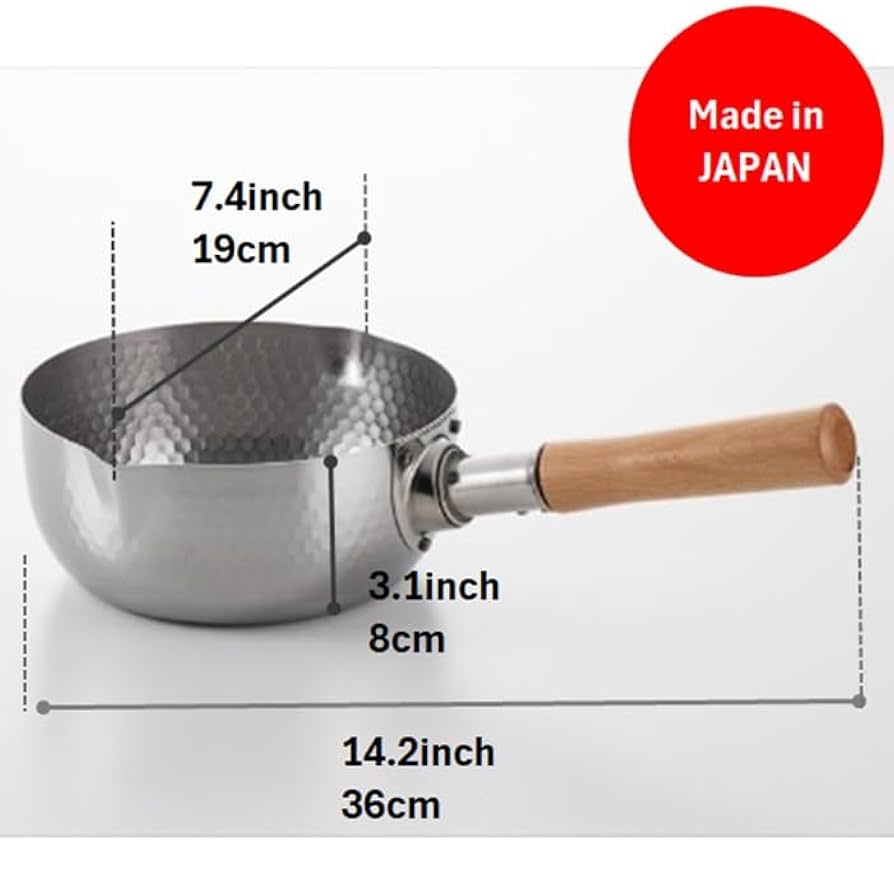 Riki's Y商品 Amazon.com: MARUYAMA GIKEN 煌六花 KOURIKKA Yukihira Saucepan